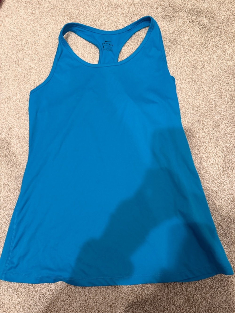 Nike Blue Racerback Performance Tank